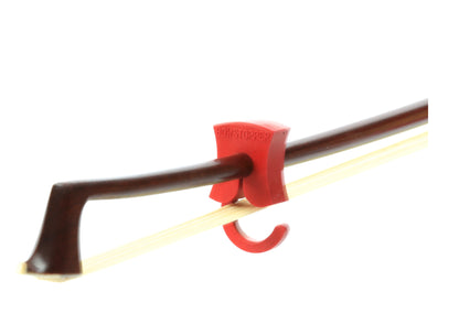 Red bowstopper violin viola bow division aid fits all bow sizes USA made