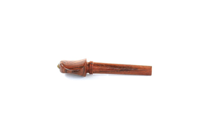 Set of 4 rosewood violin tuning pegs with brass diamond capping 1/4 size.