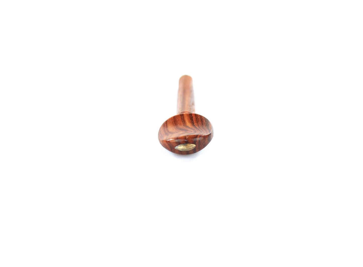 Set of 4 rosewood violin tuning pegs with brass diamond capping 3/4 size