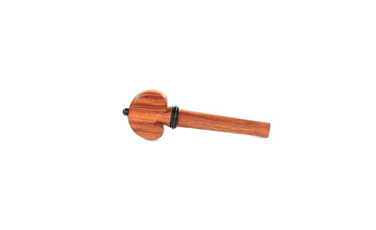 Set of 4 rosewood heart shaped violin tuning pegs 4/4 size