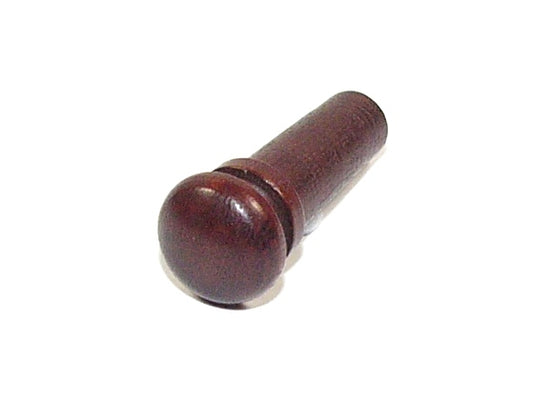 1/10 size rosewood violin end pin button stud mother of pearl inlay