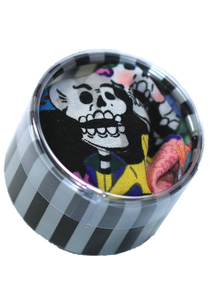 Skull shaped rockin rosin violin viola cello with patterned cloth