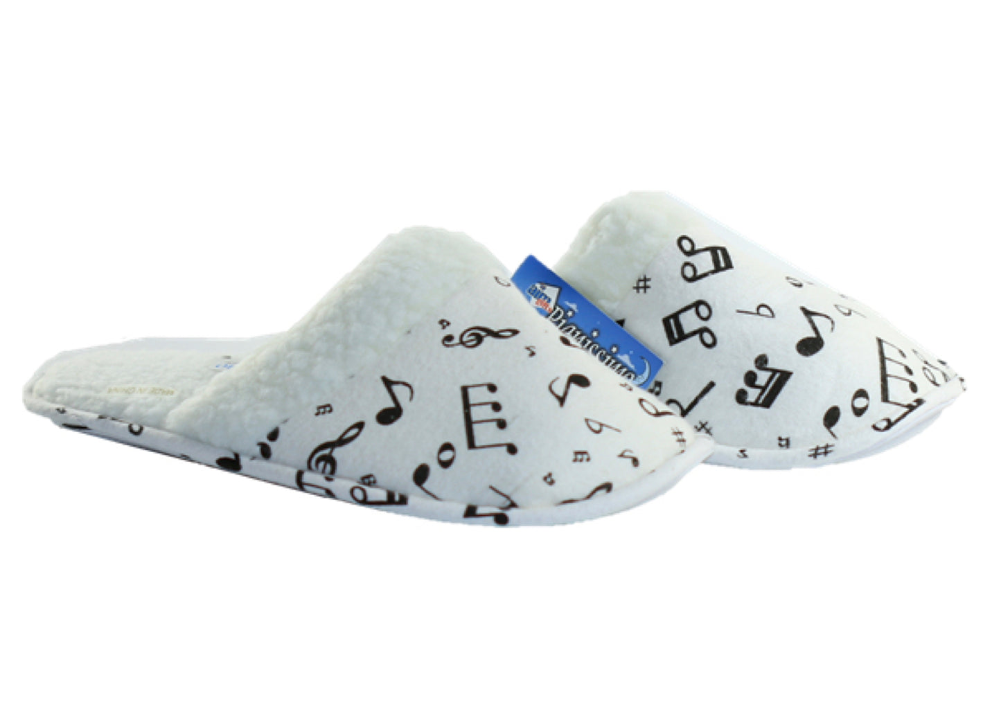 AIM Gifts brand Slippers Music Theme Medium