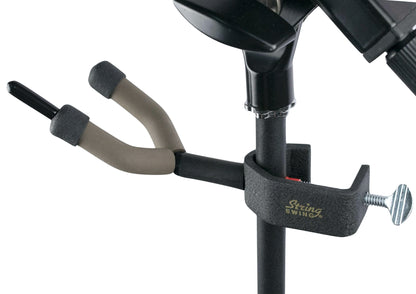 String Swing violin & bow music stand microphone stand hanger Made in USA
