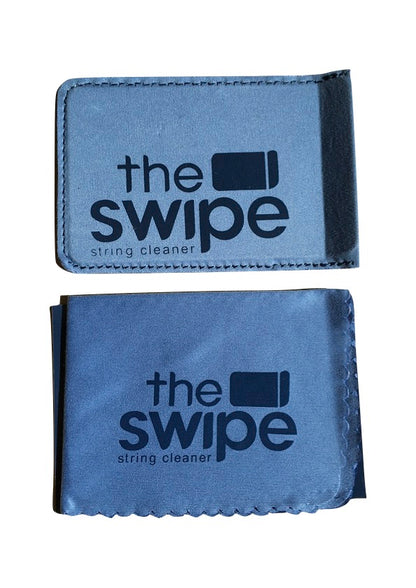 The SWIPE String instrument cleaner & polishing cloth kit