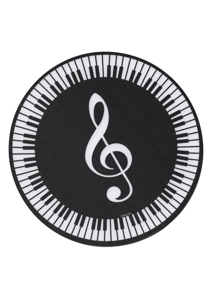 Treble clef keyboard design music computer mouse pad thick rubber base
