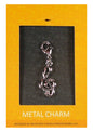 Musician Designer metal treble clef music charm with lobster claw lock