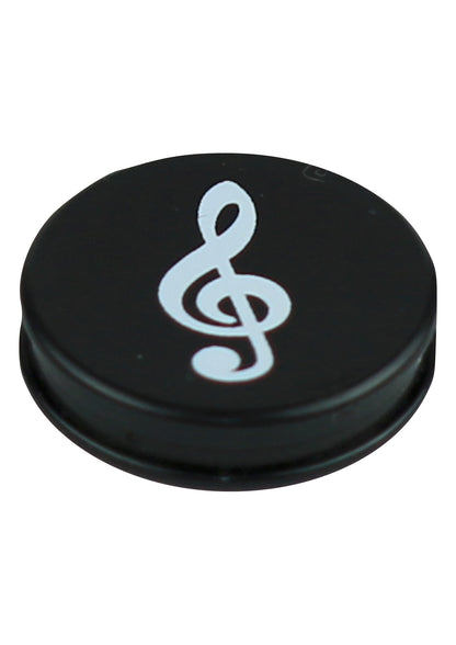 Music themed black round fridge whiteboard magnets 6 pack