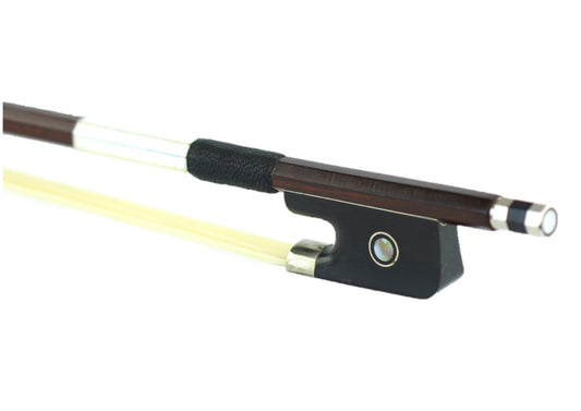15" viola bow octagonal brazilwood stick ebony frog