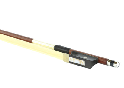 1/4 size violin bow octagonal brazilwood stick ebony frog
