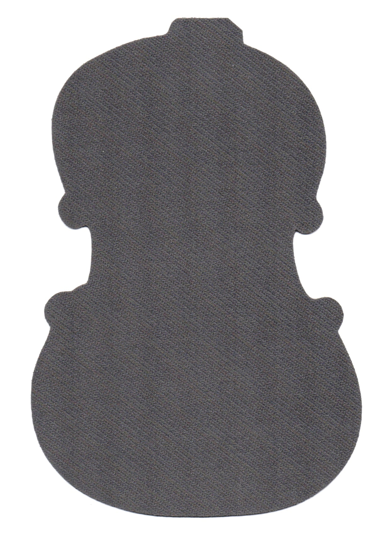 Die Cut Violin Computer Mouse Pad Fabric Top & Rubber Base