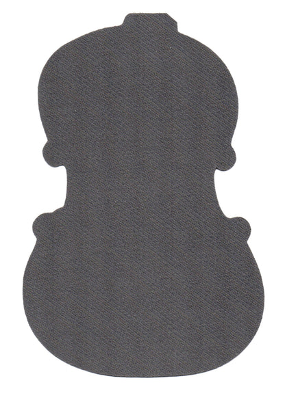 Die Cut Violin Computer Mouse Pad Fabric Top & Rubber Base