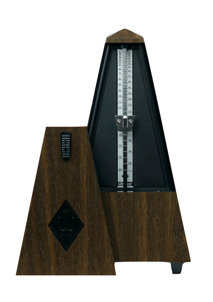 Wittner 845131 plastic pyramid pendulum mechanical metronome walnut finish