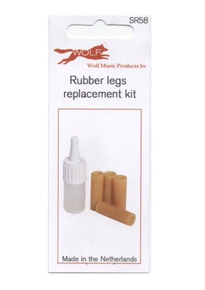 Wolf leg rubbers replacement kit for violin viola shoulder rests SR58