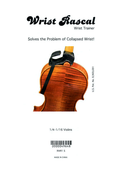 Wrist Rascal 1/4 -1/16 violin left hand posture developing aid