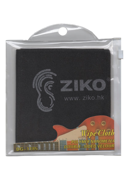 Black ZIKO brand polymer nanometer velour musical instrument cleaning cloth