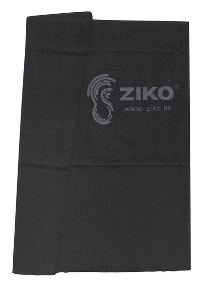 Black ZIKO brand polymer nanometer velour musical instrument cleaning cloth
