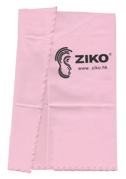 Pink ZIKO brand polymer nanometer velour musical instrument cleaning cloth